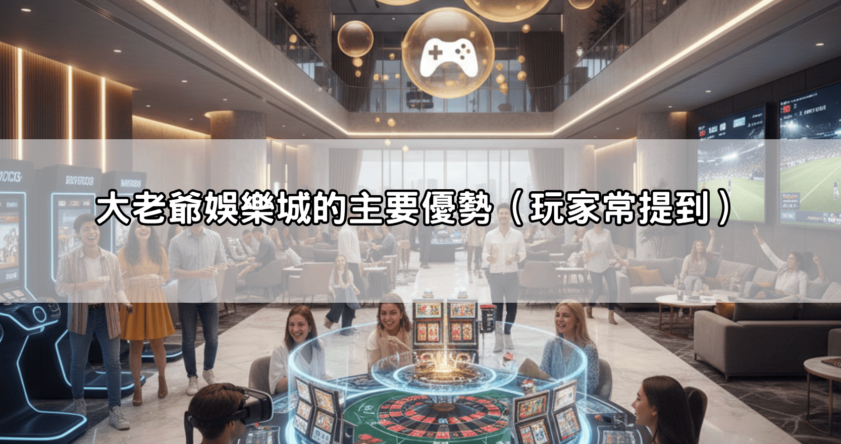 大老爺娛樂城的主要優勢（玩家常提到）